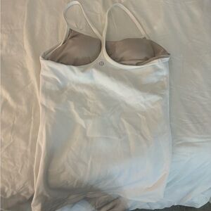 lululemon athletica White and Tan Women's Top